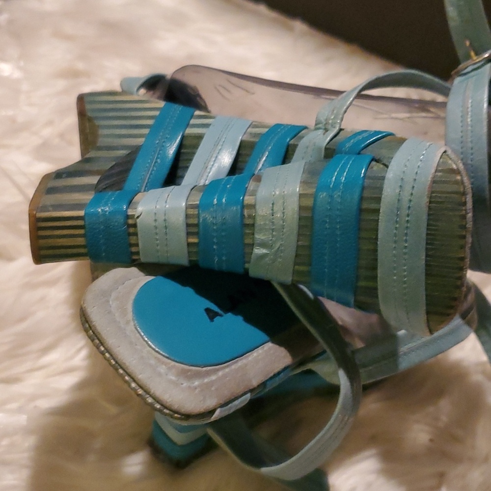 Allan "K" Turquois 5" Heels (40)